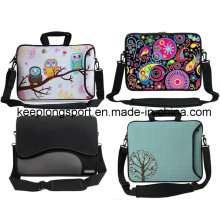 Customized Sublimation Printing Laptop Bag with Shoulder Belt with Colorful Pattern